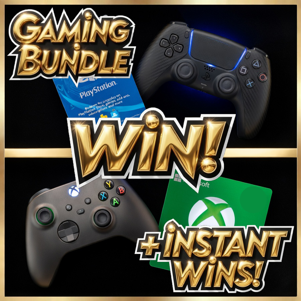 Win! Controller & Gift Card! + Chance at £65 worth of INSTANT PRIZES